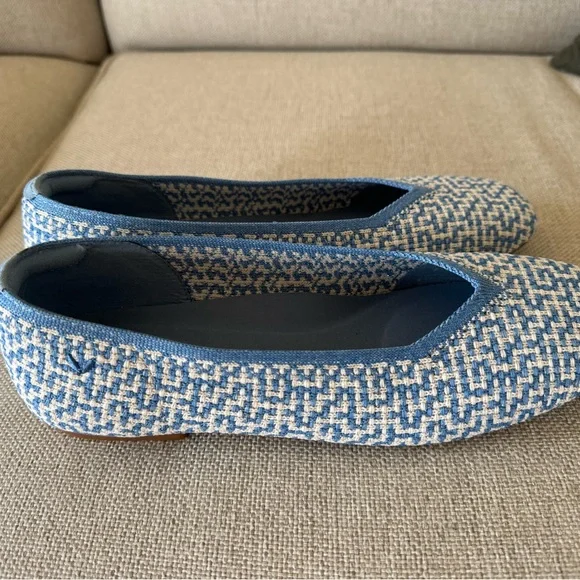 Vivaia Square toe flats Margot Sz.39.5 8.5/9 - Picture 8 of 9